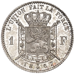 1 Franc Léopold II